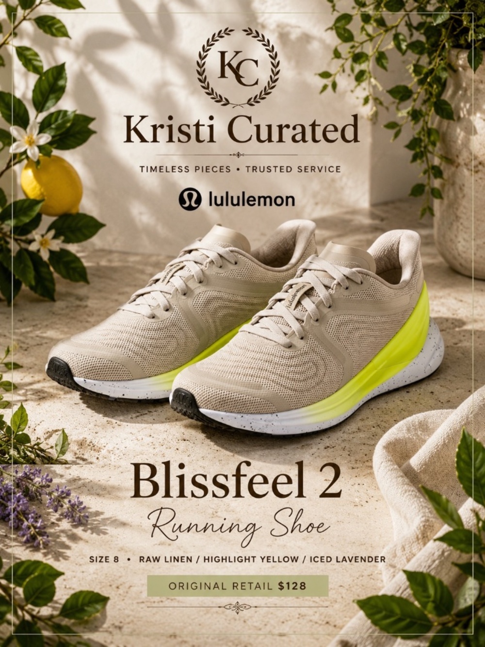 Lululemon Blissfeel 2 Running Shoe — Women’s 8